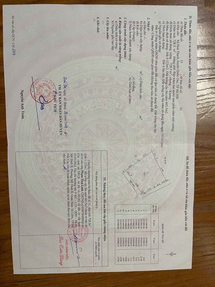 Bán đất huyện Quốc Oai, thành phố Hà Nội giá cả thương lượng