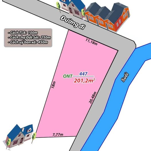 Bán đất thổ cư lô góc 2 mặt tiền trung tâm Diên Xuân, Diên Khánh