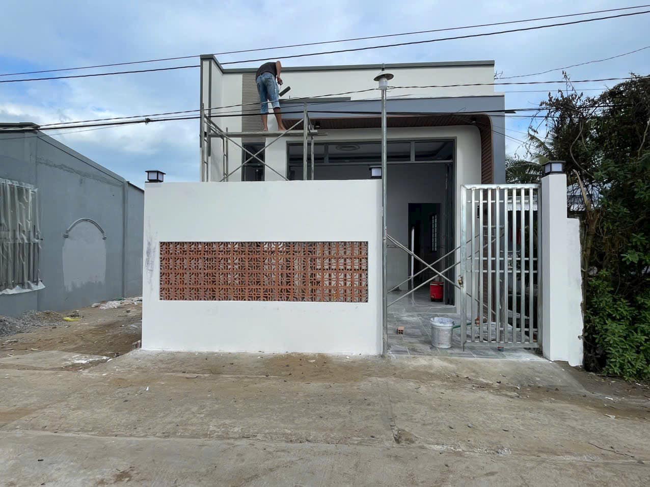 Bán nhà cấp 4 mẫu hiện đại gần hoàn thiện, thuộc Đông Bình, Bình Minh, Vĩnh Long