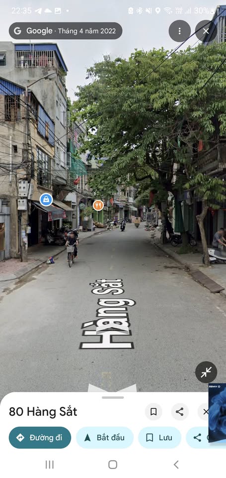 Nhà mặt đường Hàng Sắt, vừa ở vừa kinh doanh, giá hời như mơ