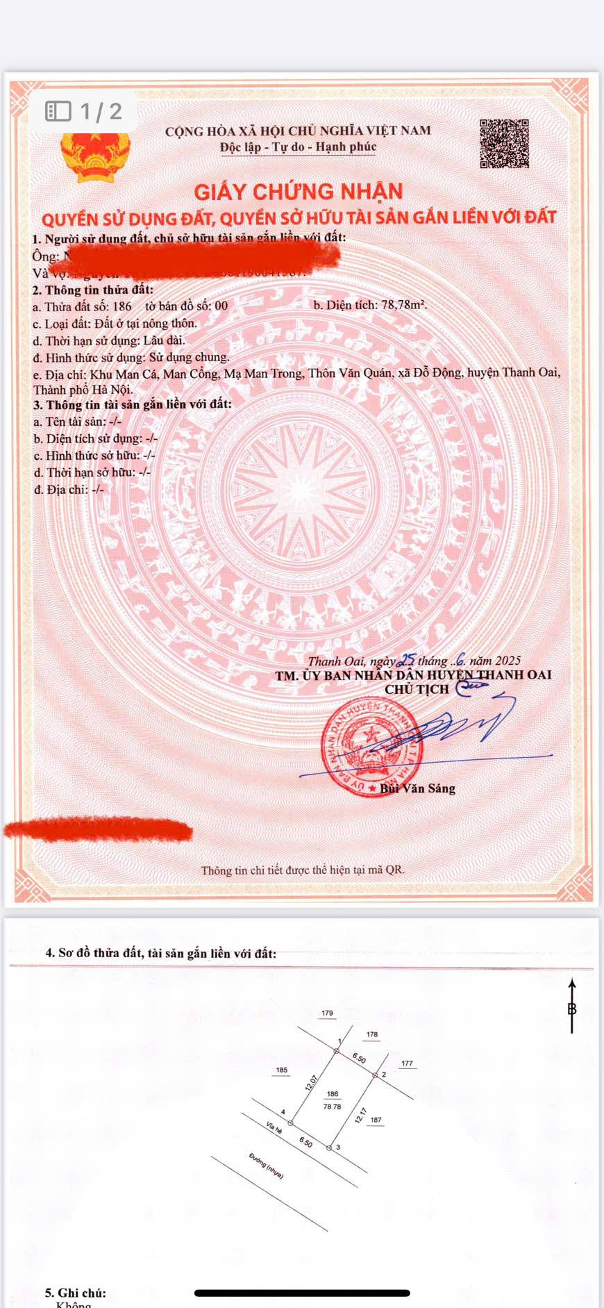 Chính chủ bán liền kề Đỗ Động - Cơ hội an cư lạc nghiệp