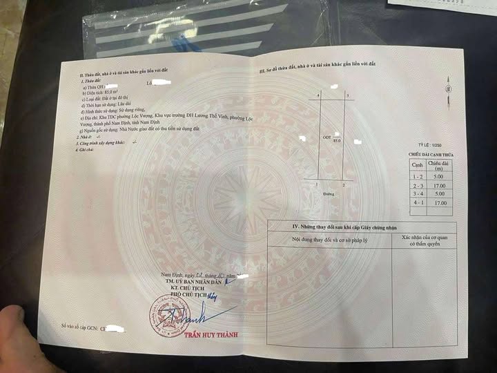 Đất vàng Lương Thế Vinh - Gần trường, gần chợ, giá 3 tỷ - Gọi ngay anh Tâm