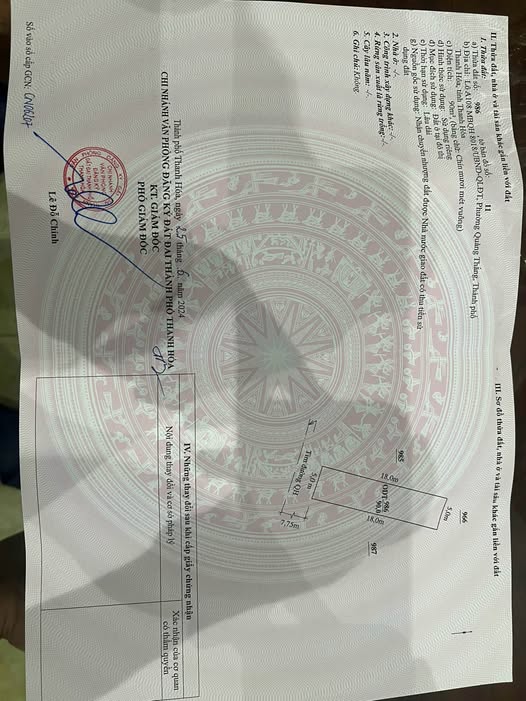 Bán đất liền kề sổ đỏ, mặt tiền 5m, gần đường Nguyễn Phục, phường Quảng Thắng