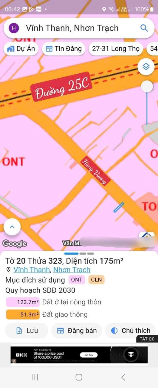 Đất mặt tiền Hùng Vương, Vĩnh Thanh - Đầu tư sinh lời ngay