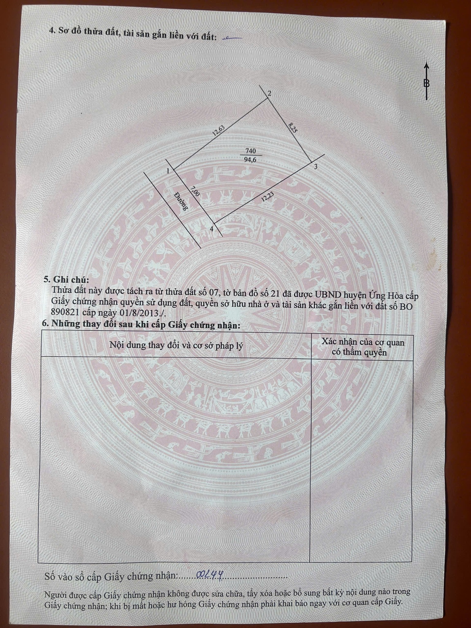 Đất đẹp Ứng Hòa, ngõ ô tô, nở hậu, tài lộc vào nhà, giá nhỉnh 1 tỷ