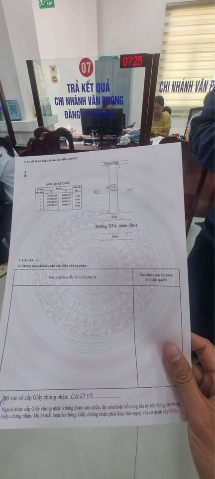 Bán đất thổ cư khu A VSIP 2, Tân Uyên, Bình Dương