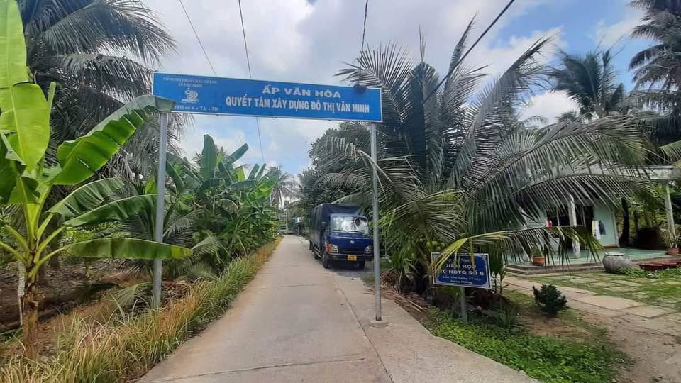 Bán gấp nền đất 384m2 mặt tiền 17m tại Thị trấn Châu Thành, Bến Tre