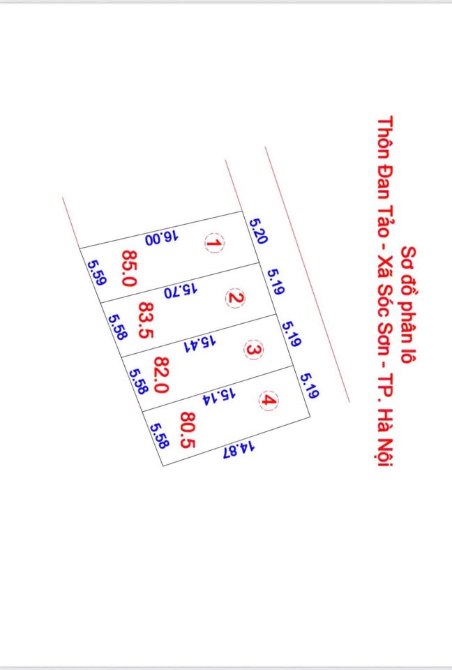 Đất Sóc Sơn - Lô đất thổ cư cuối cùng, giá F0, nhanh tay kẻo lỡ