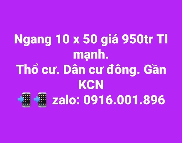 Đất Gò Dầu siêu hot - ngang 10m, giá chỉ 950 triệu, còn thương lượng