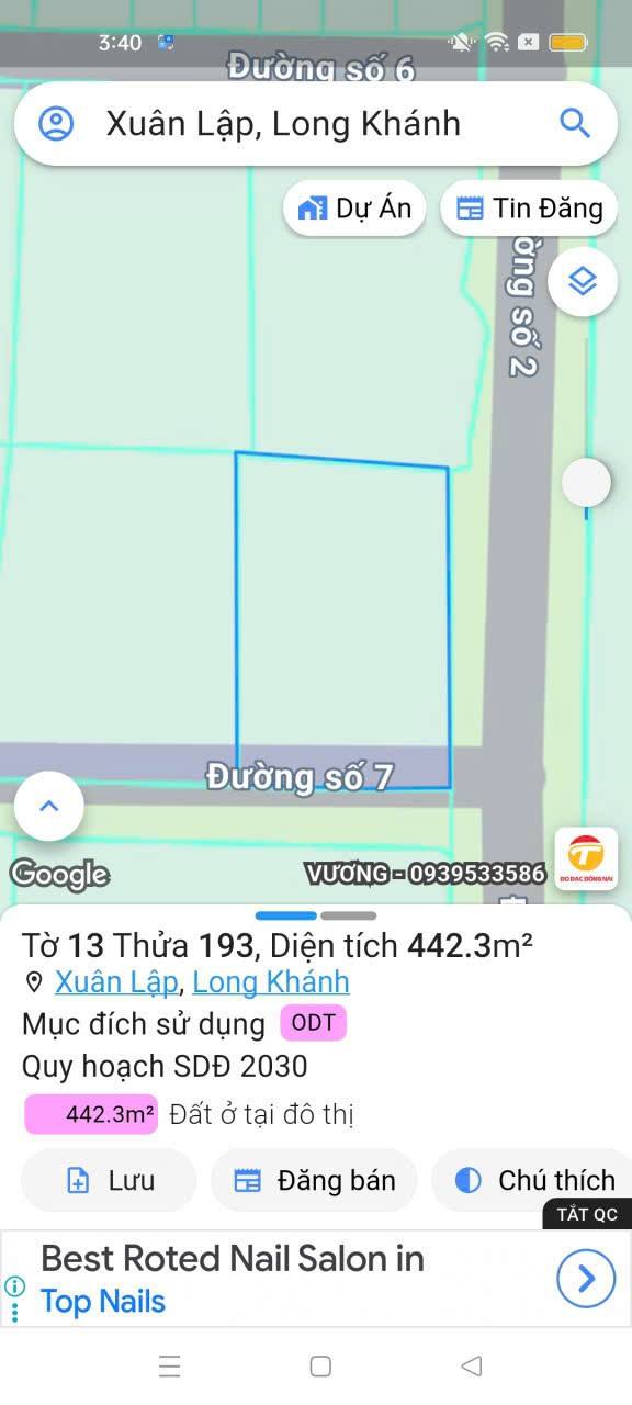 Nhà 2 mặt đường Xuân Lập, Long Khánh 26m ngang, full thổ cư, tiềm năng tách sổ