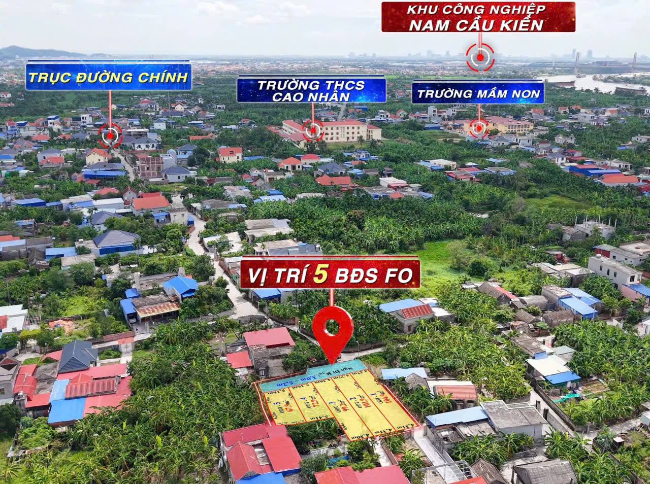 Mở bán đất nền Cao Nhân, Thủy Nguyên, Hải Phòng - Vị trí đắc địa, sinh lời cao