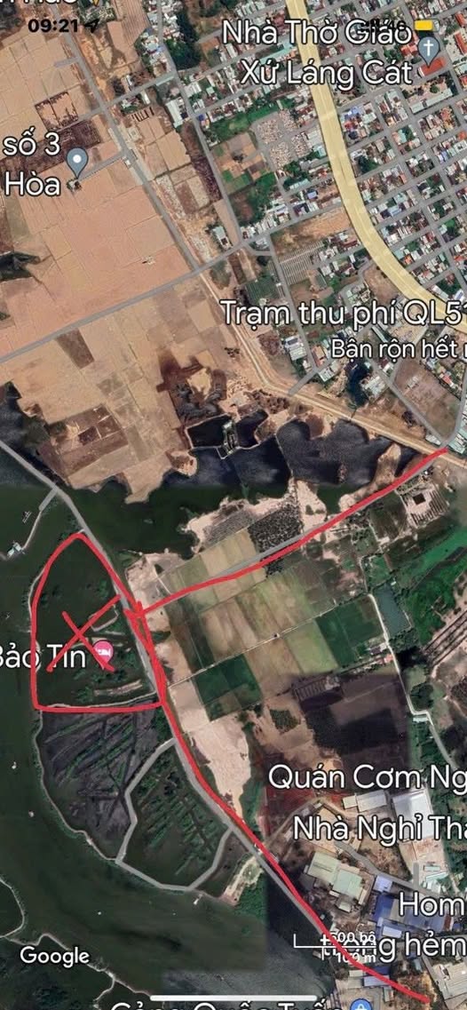 Bán gấp 5ha mặt tiền sông và đường tại phường Tân Hải, Bà Rịa - Vũng Tàu