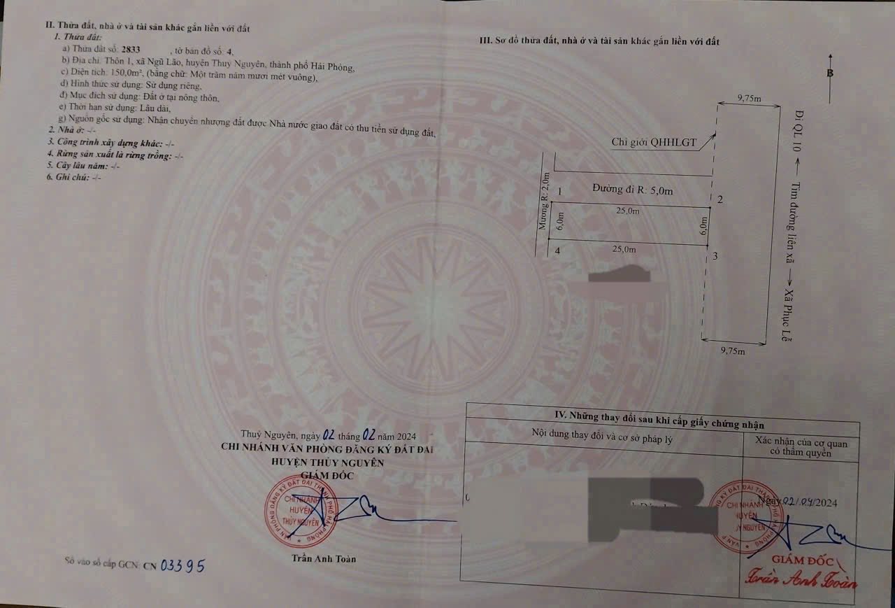 Đất đẹp gần trường THPT Nam Triệu, Phục Lễ, Thủy Nguyên, Hải Phòng - Cơ hội an cư và đầu tư