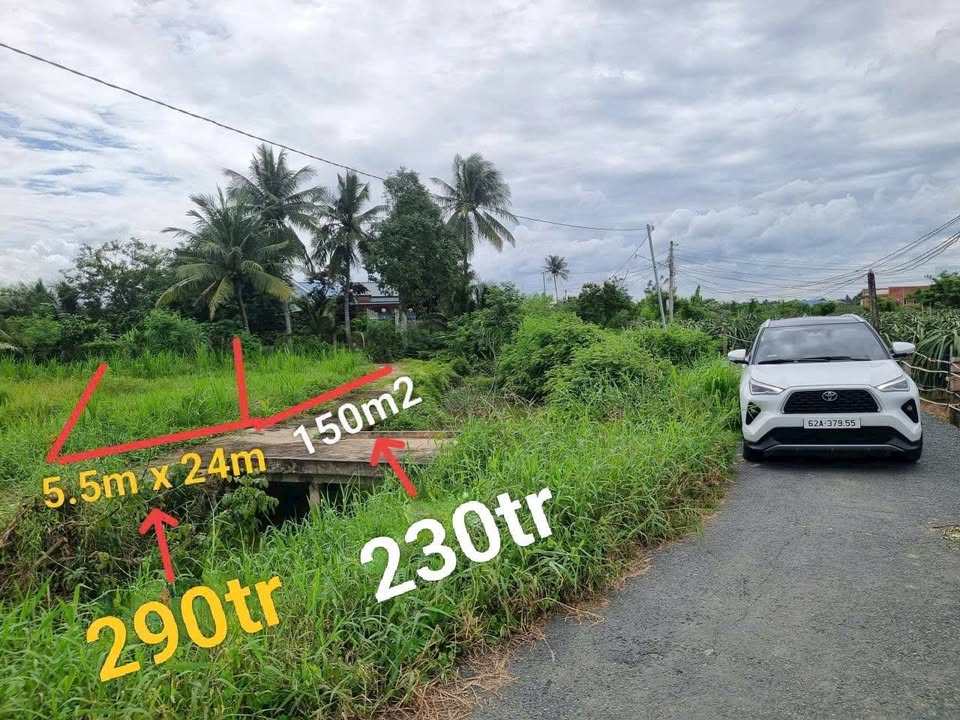 Đất thổ cư Châu Thành giá siêu yêu, view kênh mát rượi