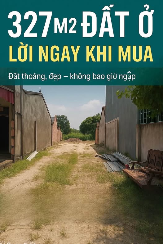 Mảnh đất 327m2 tại Cao Bằng, cây nhà vườn mơ ước, hưởng gió sông mát lành, ô tô vào tận nơi