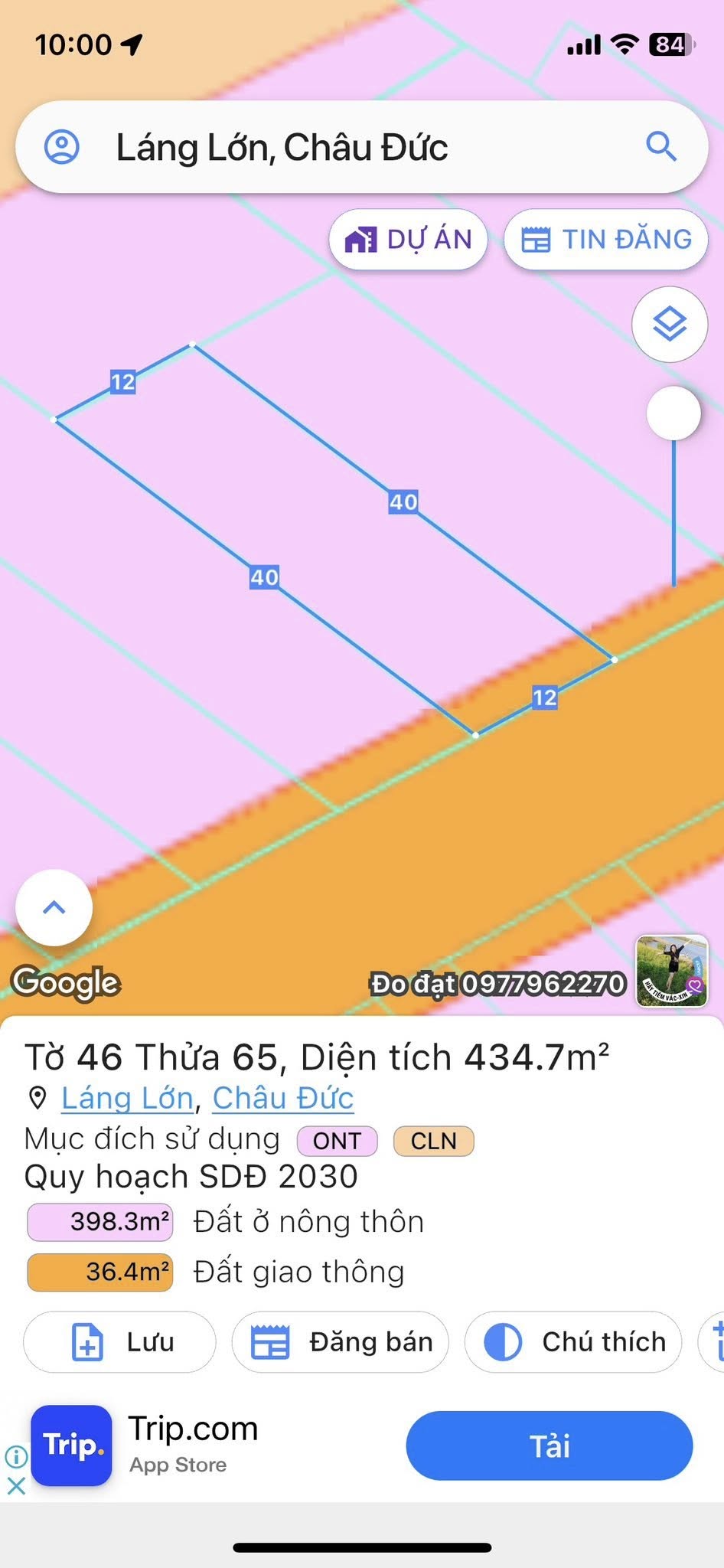 Đất mặt tiền Kim Long - Láng Lớn, kinh doanh đỉnh, đầu tư sinh lời