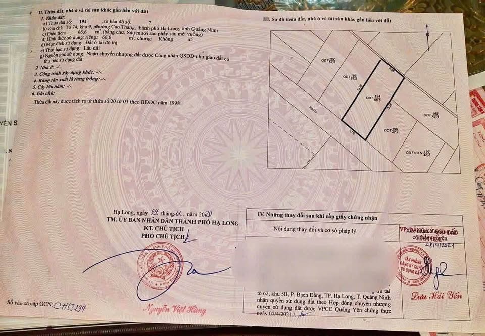 Đất vàng Cao Thắng, Hạ Long - Mặt tiền 5m, xây full, giá chỉ 2.3 tỷ