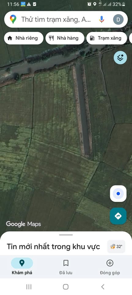 Đất lúa Bình Thành siêu hot, mặt tiền bờ sáng 100m