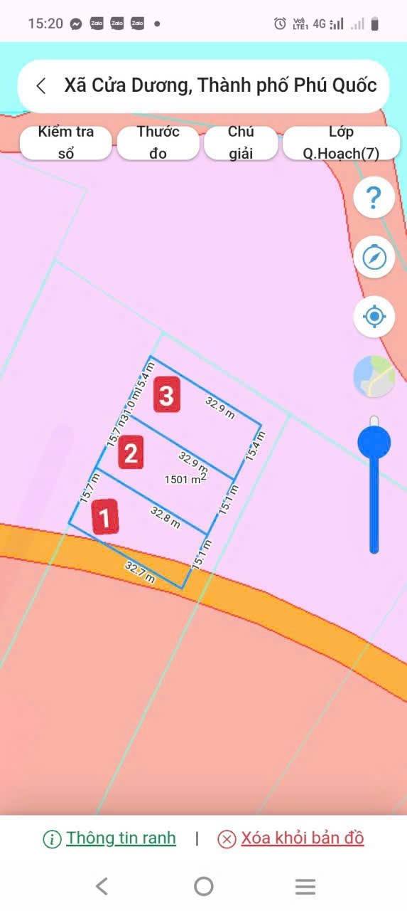 Đất thổ cư Bến Tràm, Phú Quốc - Mặt tiền 15m, đường ô tô, giá chỉ 1.07 tỷ