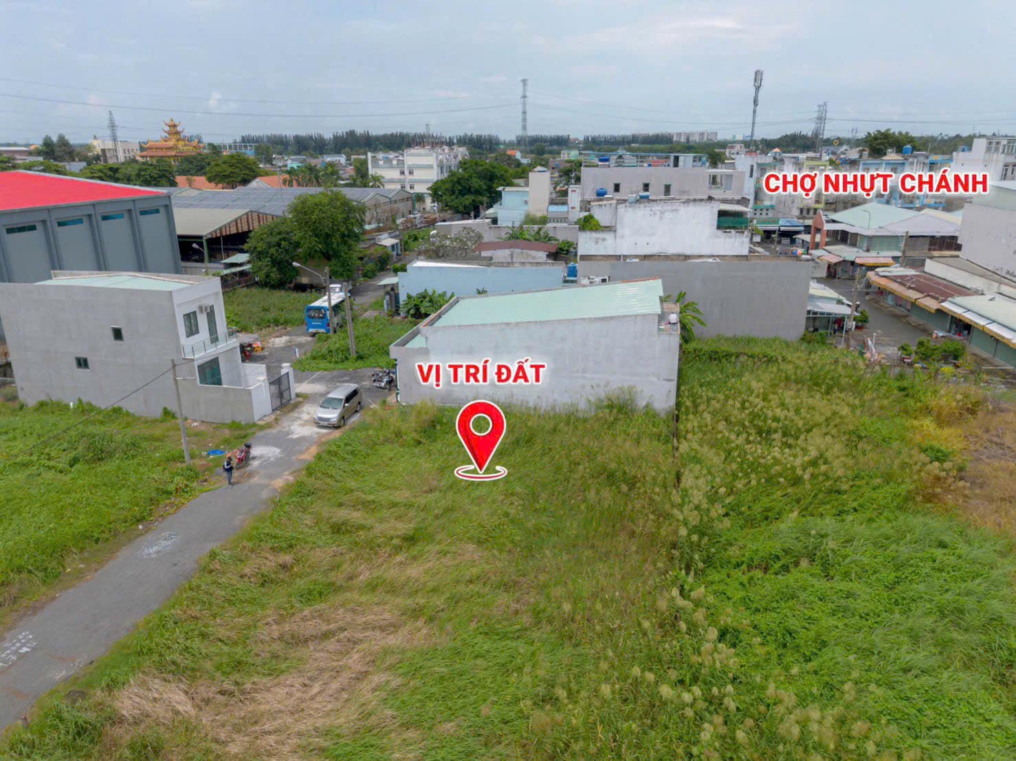 Cơ hội sở hữu ngay 3 lô đất liền kề đầy tiềm năng, tọa lạc tại vị trí đắc địa ngay bên cạnh chợ Nhựt Chánh