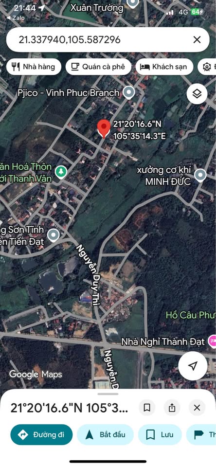 Bán gấp đất vàng Xuân Lôi, Vĩnh Phúc 160m2, mặt tiền 7m, giá hời chỉ 1,5 tỷ