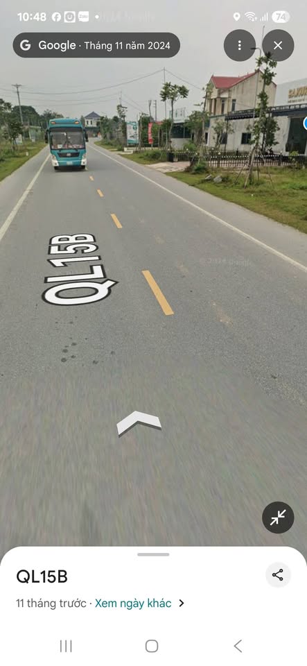 Đất vàng mặt đường QL15B 160m2 hướng Nam, giá 5.2 tỷ, cơ hội đầu tư không tưởng