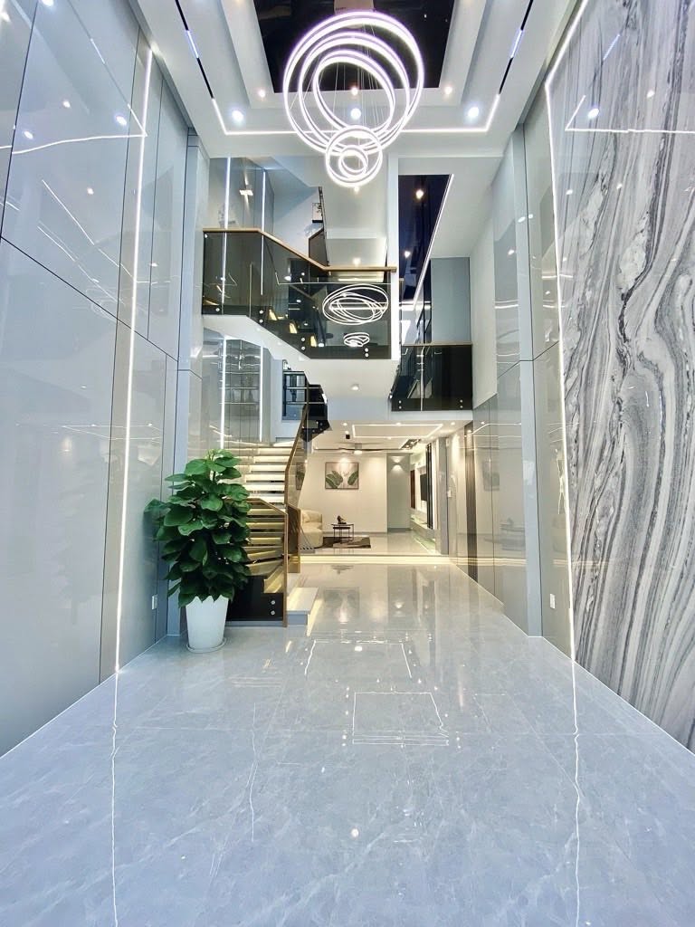 Nhà 5 tầng mới xây, gara ô tô, full nội thất, hẻm thông – Phan Huy Ích, Tân Bình