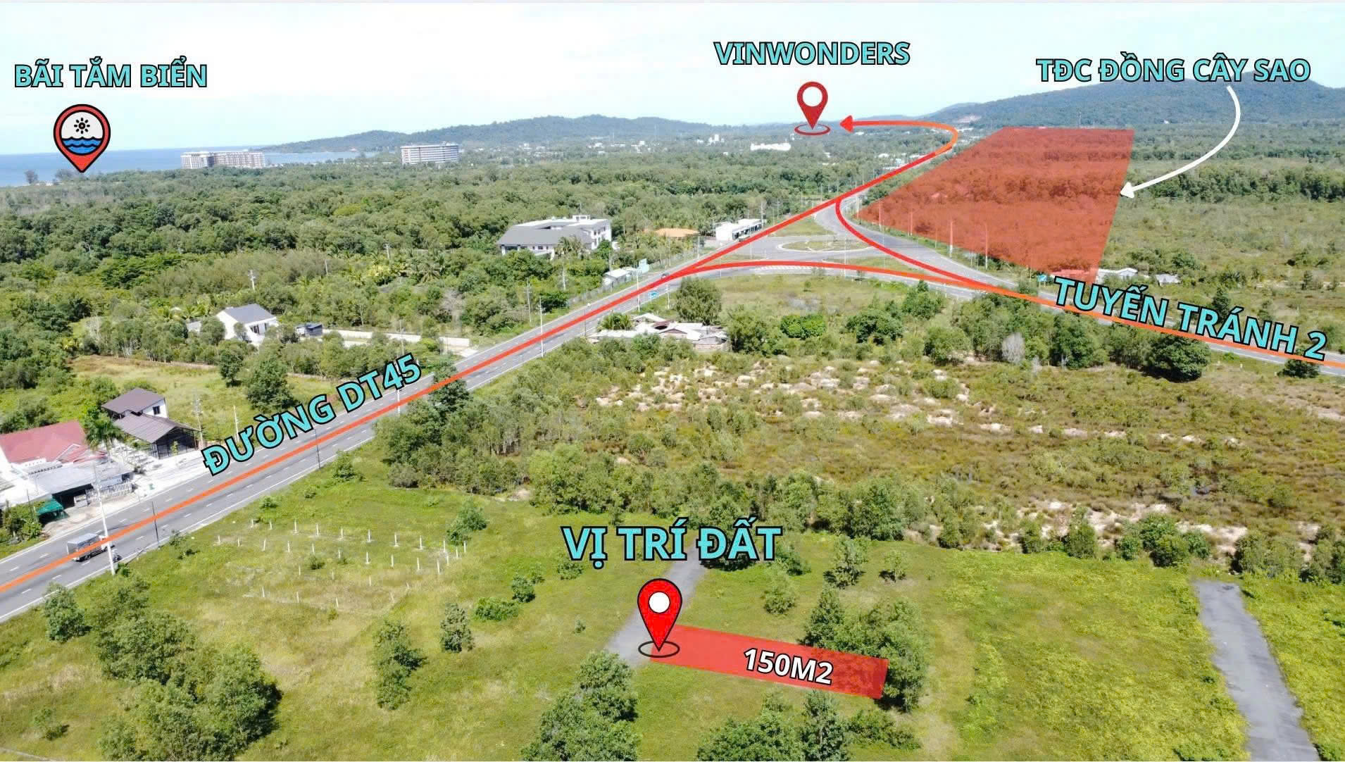 Đất Phú Quốc - View biển triệu đô, giá chỉ 1.52 tỷ, ngân hàng 'bao' 50%