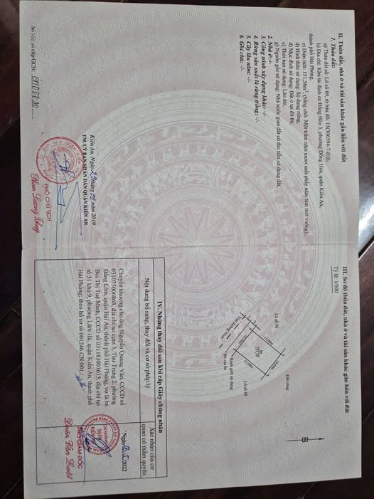 Đất Đồng Hòa 3 - Kiến An 151m² hướng Tây Nam, tiềm năng x2 tài khoản