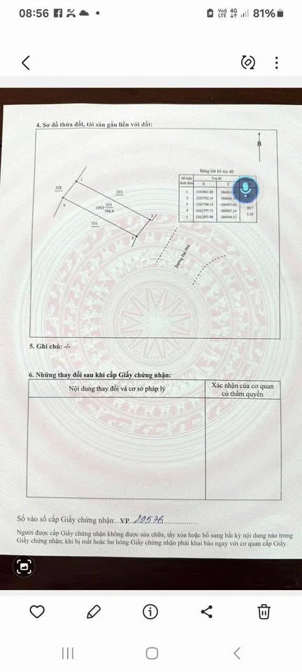 Bán đất mặt đường Đại Phú, Phú Xuân, đối diện khu 3.2ha, 106m2, mặt tiền 5m