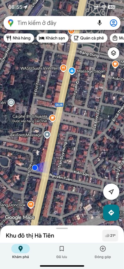 Đất mặt tiền đường Trần Phú, Vĩnh Yên - Cơ hội đầu tư vàng