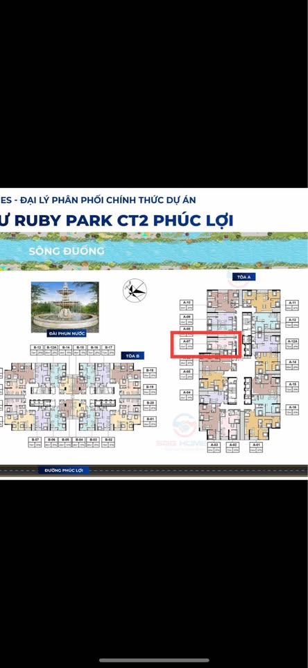 Căn hộ Ruby Park 1 ngủ - View đài phun nước lung linh, giá 2.9 tỷ - Chốt lời nhanh