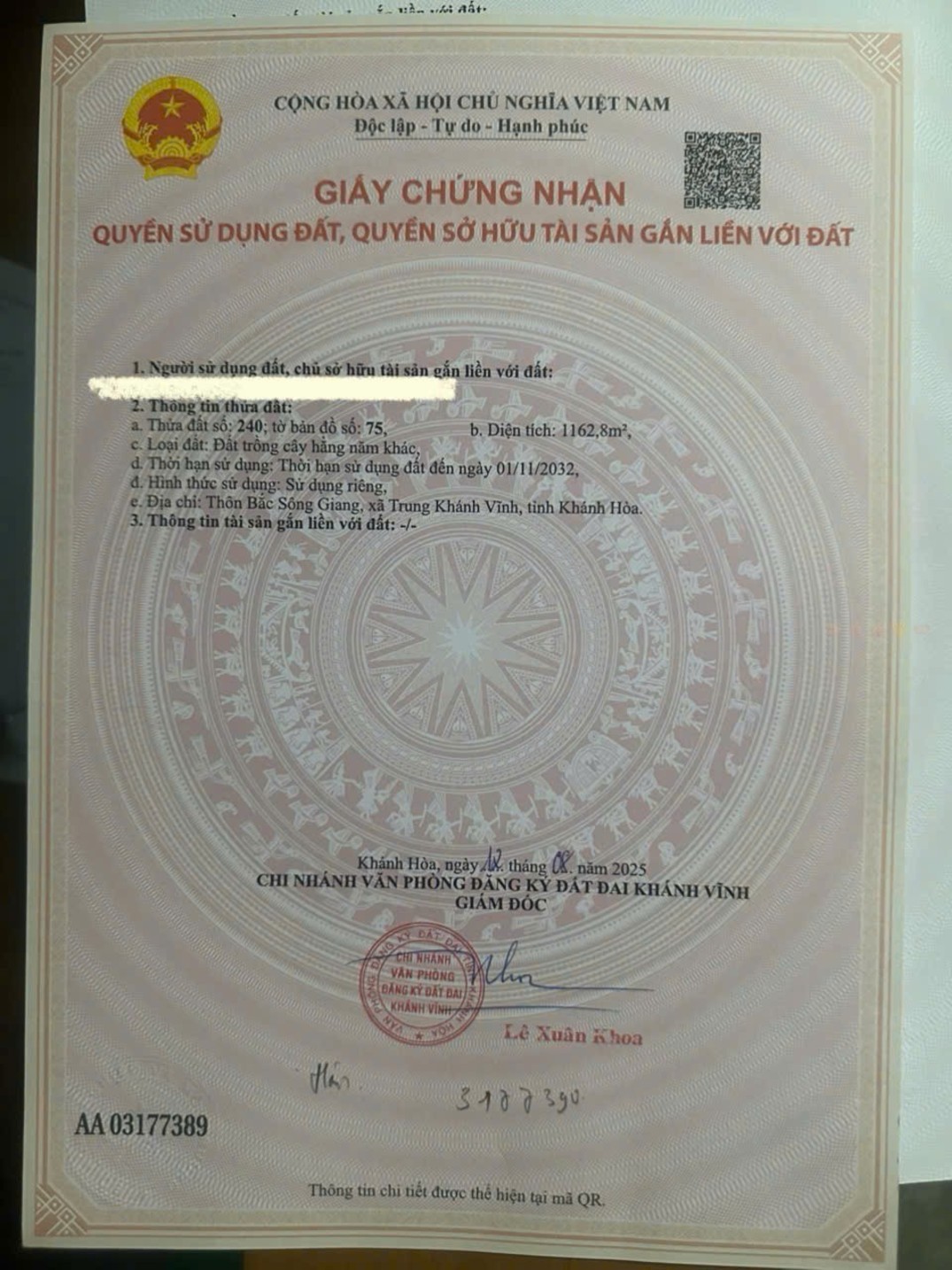 Miếng đất vàng Khánh Vĩnh - Nơi gửi gắm tương lai