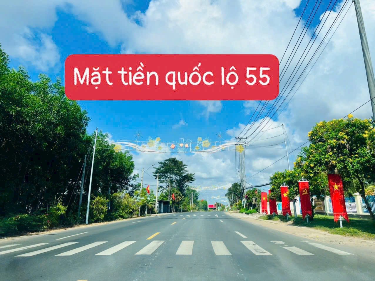 Đất vàng 1621m2 mặt tiền Quốc Lộ 55, Xã Đất Đỏ - Cơ hội đầu tư sinh lời vượt trội