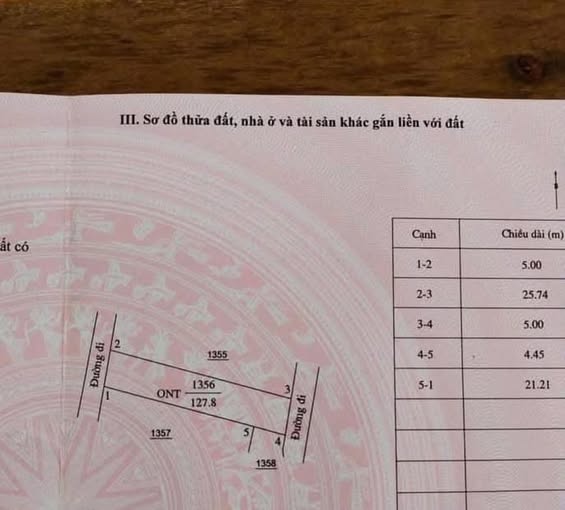 Bán nhanh lô đất 125m2 đường thông ô tô, Tịnh Ấn Tây, Quảng Ngãi