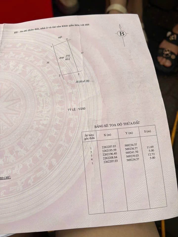 Đất Lộc Vượng - 60m2, mặt tiền 5m, ô tô tận nơi, giá hời