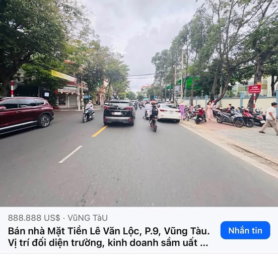 Nhà mặt tiền Lê Văn Lộc, Vũng Tàu kinh doanh bao cháy