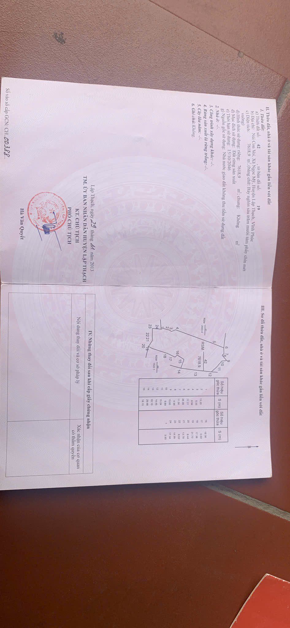 Đất rừng 8000m² tại Sông Lô, Vĩnh Phúc - Cơ hội đầu tư trang trại lý tưởng