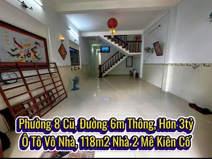 Nhà 2 mê siêu thoáng, đường 6m ô tô lọt, giá 3 tỷ