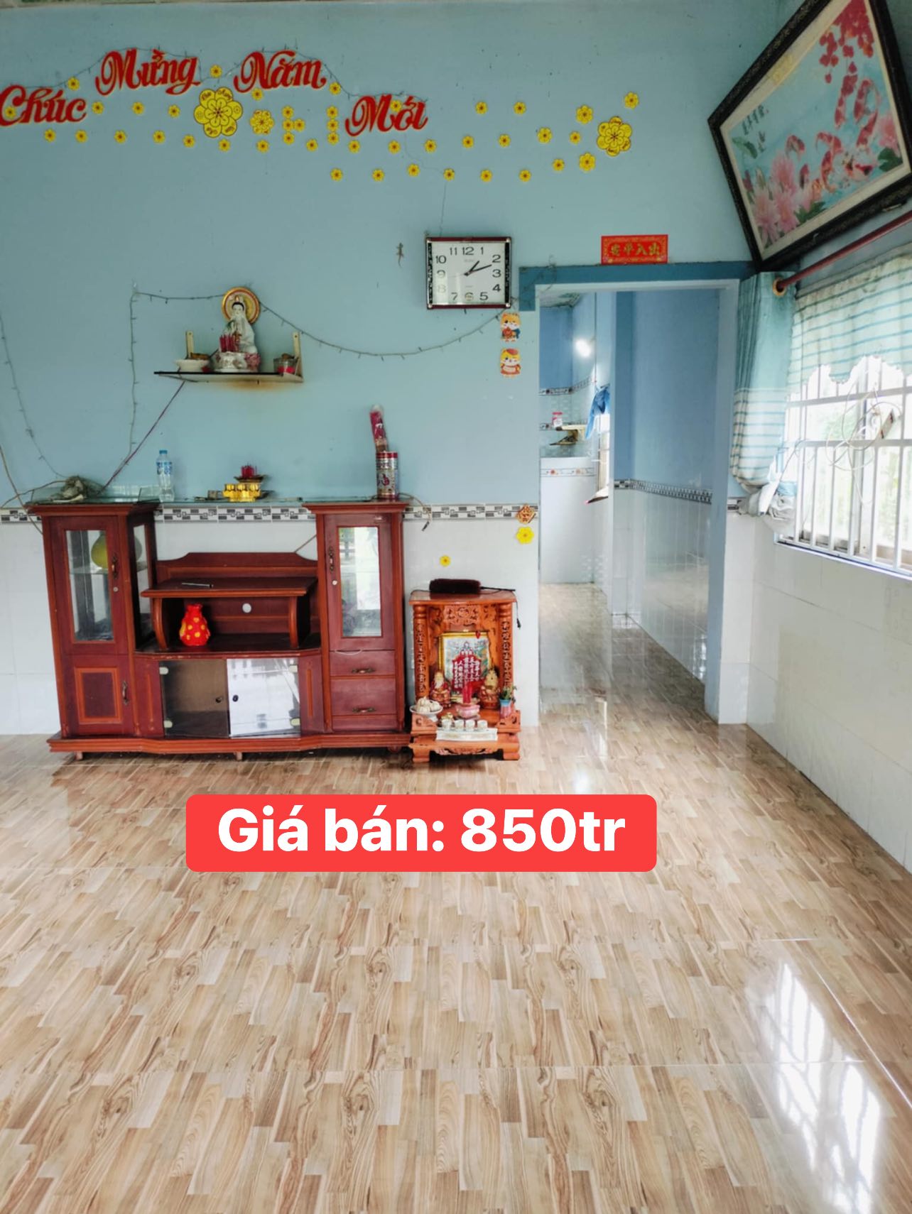 Nhà nhỏ xinh 4x19m nở hậu, kế bên đất 6x19m tại Châu Đốc, An Giang