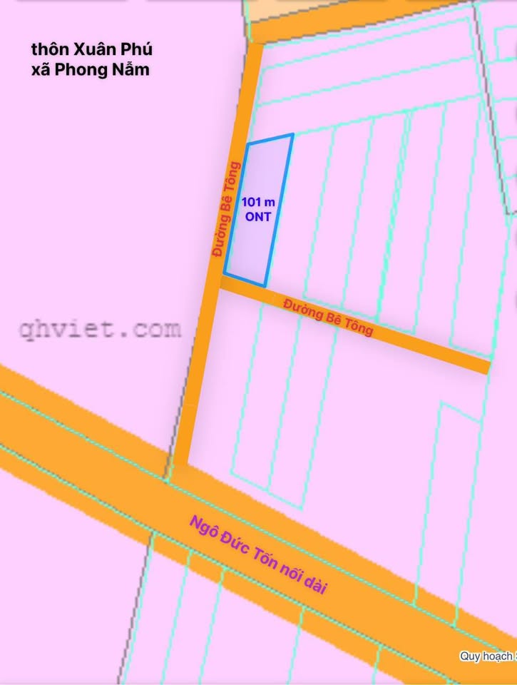 Đất góc 2 mặt đường, 101m2 thổ cư, giá 850 triệu - Chốt nhanh kẻo lỡ