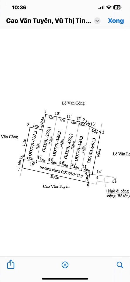 Hai lô đất vàng Văn Phong, An Dương - Nơi an cư lý tưởng, đầu tư sinh lời