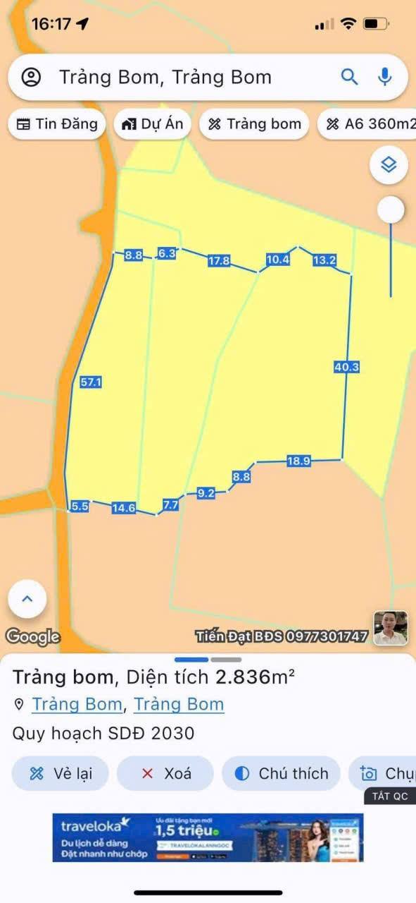 Đất vườn siêu hot Trảng Bom giá chỉ 1.3 tỷ - Đầu tư là lời ngay