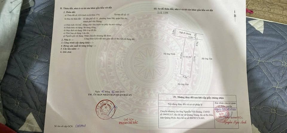 Đất Nam Hải xịn xò, gần chợ cá, ô tô đỗ tận nơi, giá iu thương 1.5 tỷ