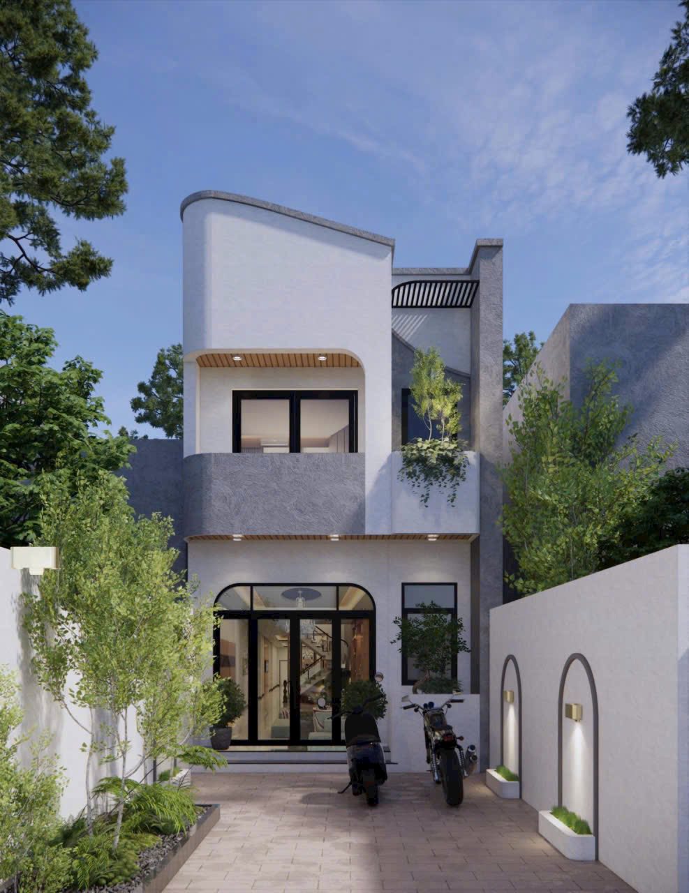 Siêu phẩm nhà đẹp như tranh vẽ, thiết kế hiện đại, tặng kèm full nội thất mới tinh