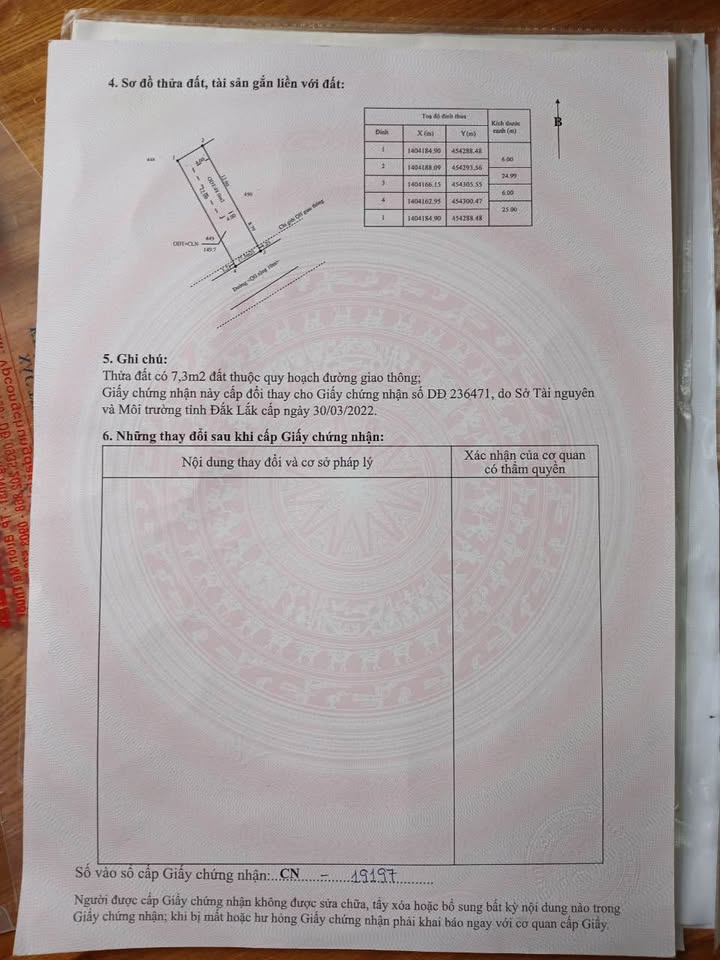 Bán đất hẻm Nguyễn Xuân Nguyên, Tân An, Đăk Lăk - Diện tích 6x25m, thổ cư 48m2