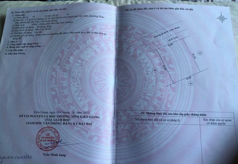 Đất vàng Hà Tiên 300m2, mặt tiền 15m, sẵn sàng xây dựng giấc mơ