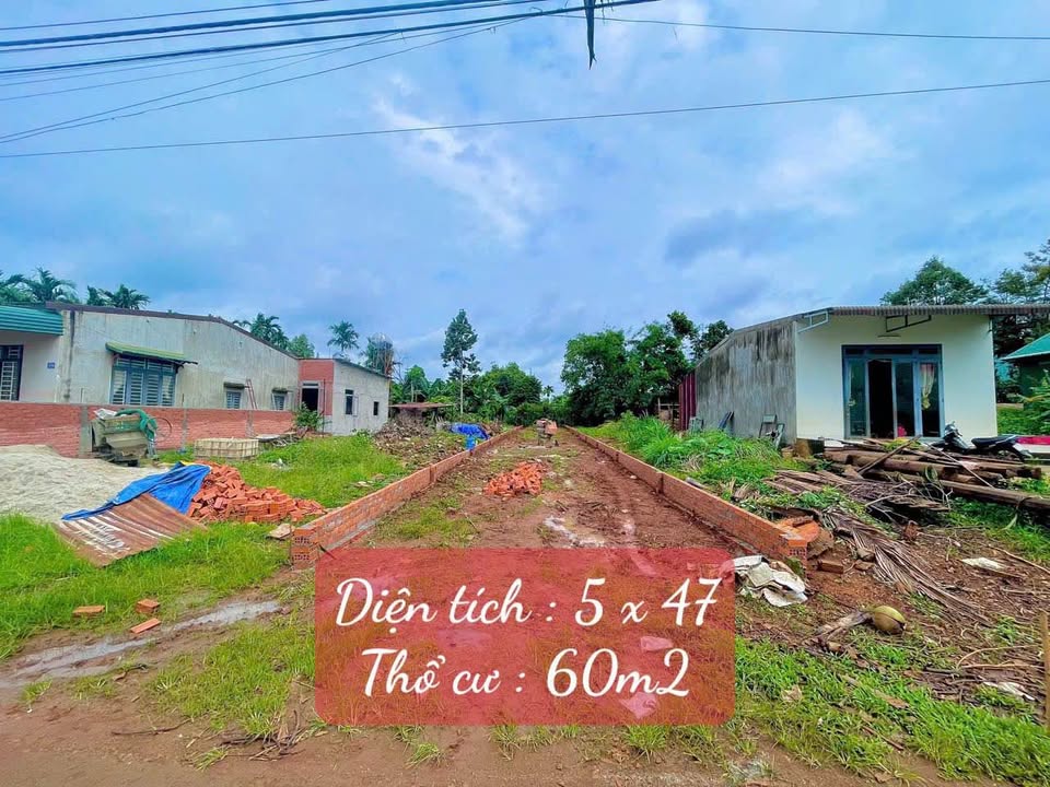 Đất mặt tiền Ka1, Tân An 5x47m, 1.99 tỷ - Sổ đỏ sẵn sàng