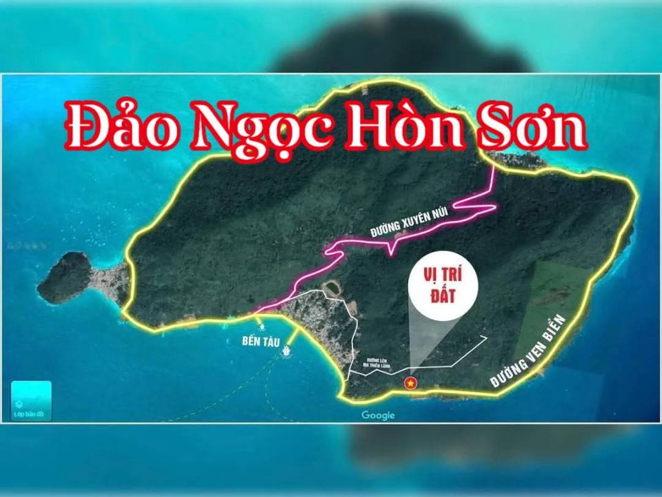 Đất view biển Hòn Sơn đất 2 mặt tiền sông Hậu