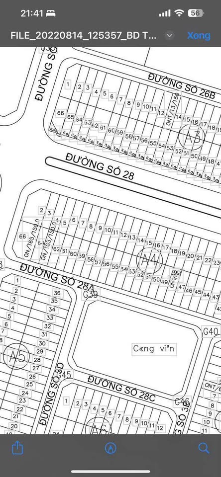 Đất tái định Thuận Nam đối diện công viên, sổ hồng riêng, 150m² thổ cư